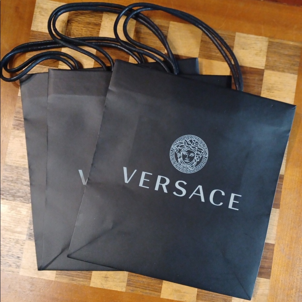 “Versace” shopping bag    [TWO BAGS LEFT FOR INDIVIDUAL SALE]